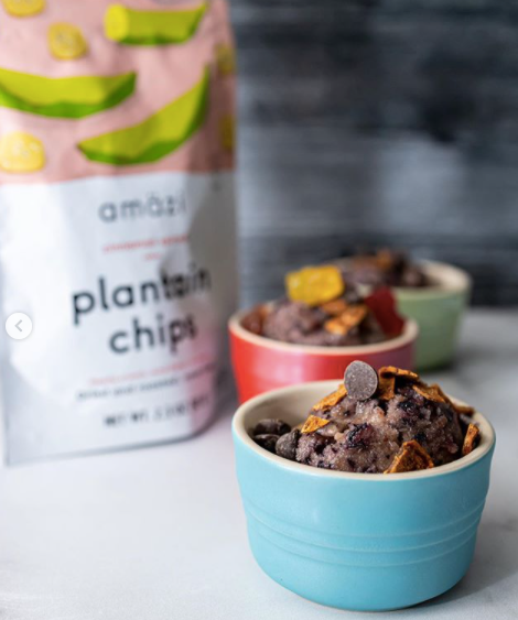 Vegan Blueberry Banana Ice Cream