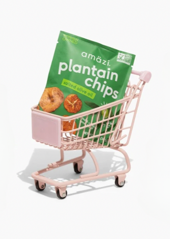 Salted Olive Oil Plantain Chips (Minis!) - 12 pack