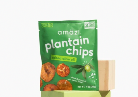 Salted Olive Oil Plantain Chips (Minis!) - 12 pack