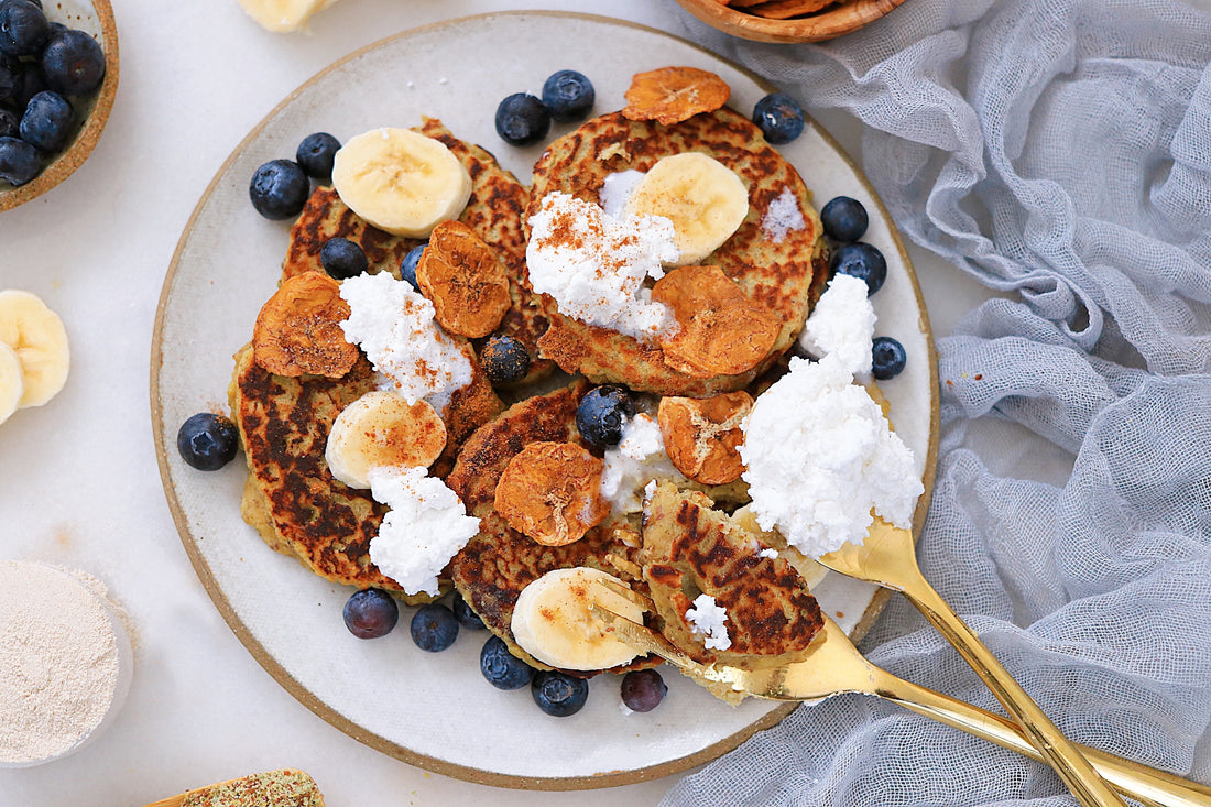 Banana Protein Pancakes