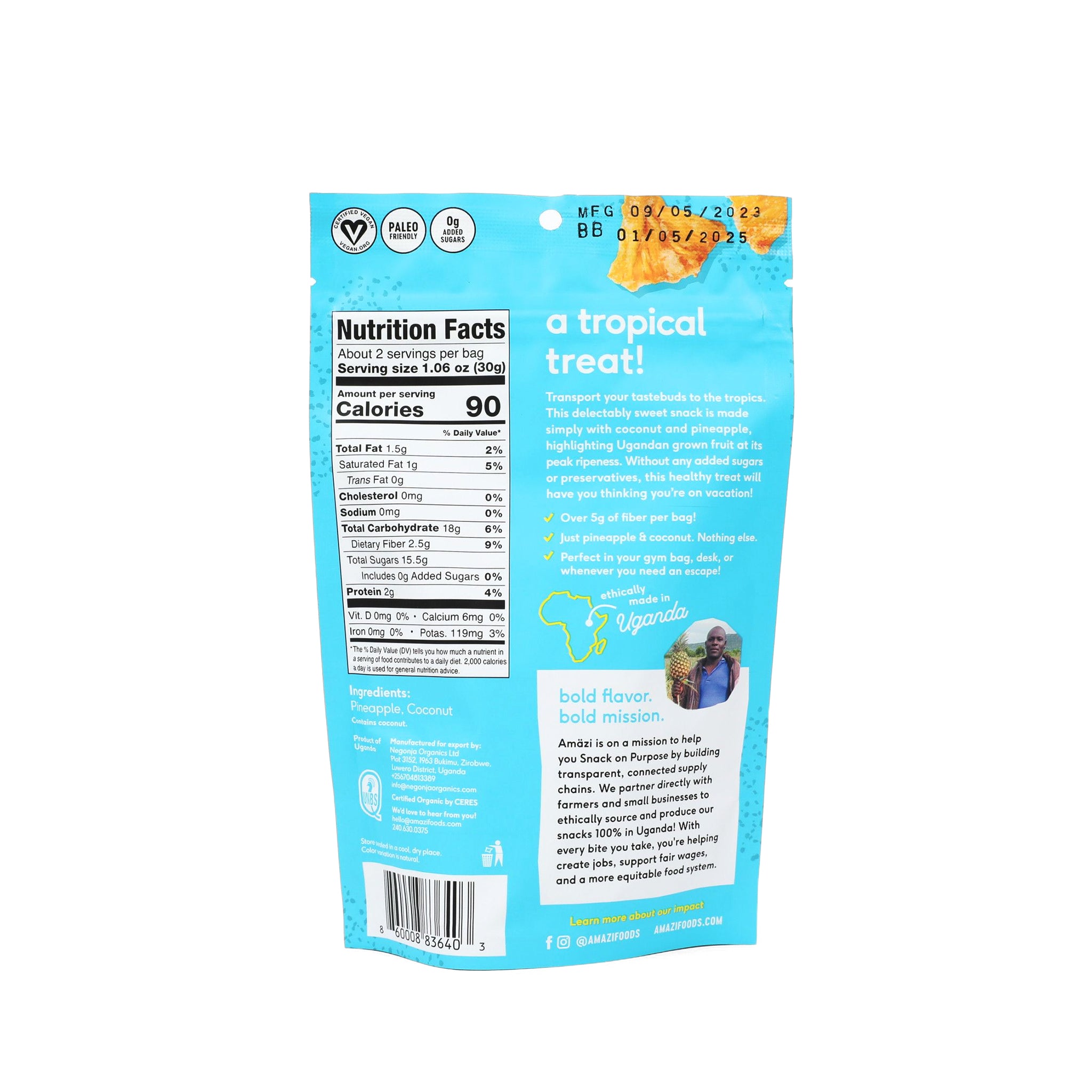 *NEW*: Piña Colada Dried Pineapple - 6 Pack – Amazi Foods